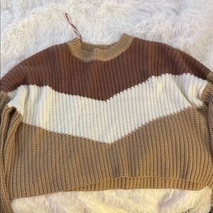 Colorblock Knit Sweater
